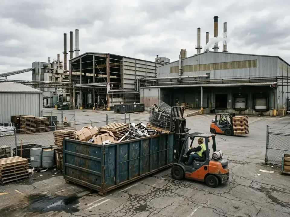industrial-factory-scrap-conta-003 — frequently asked questions, Cheap Roll-off Dumpster Rentals in Portage Lakes, OH
